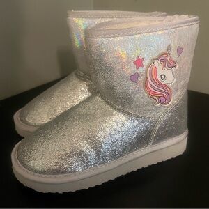 Girl Warm Unicorn Boots